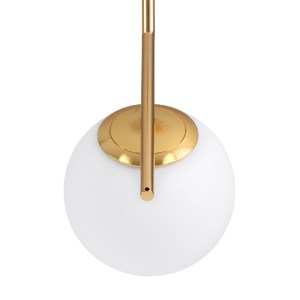 glo-00958-00958_7 GLOBOSTAR® MONROE 00958 ΜΟΝΤΕΡΝΟ ΚΡΕΜΑΣΤΟ ΦΩΤΙΣΤΙΚΟ ΜΠΑΛΑ ΜΟΝΟΦΩΤΟ 1 X E27 IP20 ΧΡΥΣΟ ΜΕΤΑ