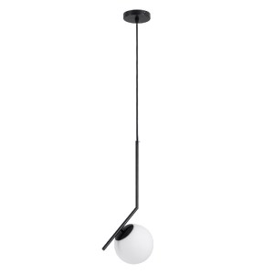 glo-00959-00959_3 GLOBOSTAR® MONROE 00959 ΜΟΝΤΕΡΝΟ ΚΡΕΜΑΣΤΟ ΦΩΤΙΣΤΙΚΟ ΜΠΑΛΑ ΜΟΝΟΦΩΤΟ 1 X E27 IP20 ΜΑΥΡΟ ΜΕΤΑ
