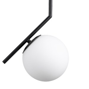 glo-00959-00959_5 GLOBOSTAR® MONROE 00959 ΜΟΝΤΕΡΝΟ ΚΡΕΜΑΣΤΟ ΦΩΤΙΣΤΙΚΟ ΜΠΑΛΑ ΜΟΝΟΦΩΤΟ 1 X E27 IP20 ΜΑΥΡΟ ΜΕΤΑ