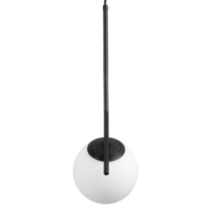 glo-00959-00959_6 GLOBOSTAR® MONROE 00959 ΜΟΝΤΕΡΝΟ ΚΡΕΜΑΣΤΟ ΦΩΤΙΣΤΙΚΟ ΜΠΑΛΑ ΜΟΝΟΦΩΤΟ 1 X E27 IP20 ΜΑΥΡΟ ΜΕΤΑ