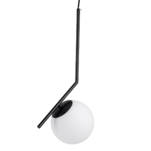 glo-00959-5cd022_00959_0 GLOBOSTAR® MONROE 00959 ΜΟΝΤΕΡΝΟ ΚΡΕΜΑΣΤΟ ΦΩΤΙΣΤΙΚΟ ΜΠΑΛΑ ΜΟΝΟΦΩΤΟ 1 X E27 IP20 ΜΑΥΡΟ ΜΕΤΑ