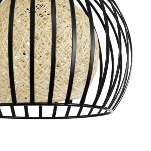 glo-00960-00960_8 GLOBOSTAR® CARTER 00960 ΜΟΝΤΕΡΝΟ ΚΡΕΜΑΣΤΟ ΦΩΤΙΣΤΙΚΟ ΠΛΕΓΜΑ ΜΟΝΟΦΩΤΟ 1 X E27 IP20 ΜΑΥΡΟ ΜΕΤ