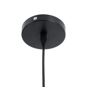 glo-00961-00961_9 GLOBOSTAR® CARTER 00961 ΜΟΝΤΕΡΝΟ ΚΡΕΜΑΣΤΟ ΦΩΤΙΣΤΙΚΟ ΠΛΕΓΜΑ ΜΟΝΟΦΩΤΟ 1 X E27 IP20 ΜΑΥΡΟ ΜΕΤ