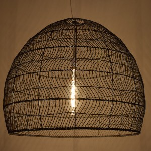 glo-00966-00966_2 GLOBOSTAR® MALIBU 00966 BOHO ΚΡΕΜΑΣΤΟ ΦΩΤΙΣΤΙΚΟ ΠΛΕΓΜΑ ΜΟΝΟΦΩΤΟ 1 X E27 IP20 ΜΑΥΡΟ ΞΥΛΟ - 