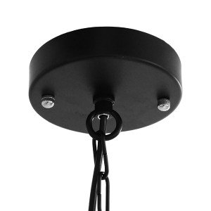 glo-00971-00971_8 GLOBOSTAR® BILLIARD 00971 VINTAGE ΚΡΕΜΑΣΤΟ ΦΩΤΙΣΤΙΚΟ ΚΑΜΠΑΝΑ ΜΟΝΟΦΩΤΟ 1 X E27 IP20 MΑΥΡΟ Μ