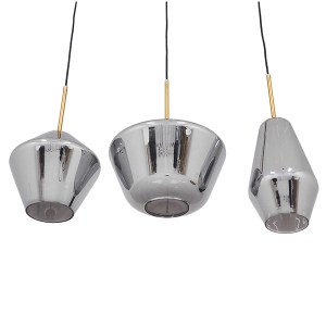 glo-00975-00975_4 GLOBOSTAR® AMARIS 00975 ΜΟΝΤΕΡΝΟ ΚΡΕΜΑΣΤΟ ΦΩΤΙΣΤΙΚΟ ΑΝΑΡΤΗΣΗ ΤΡΙΦΩΤΟ 3 X E27 IP20 ΧΡΥΣΟ ΜΕ