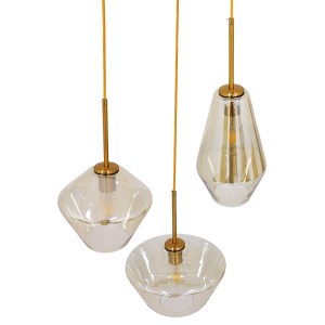 glo-00978-00978_3 GLOBOSTAR® AMARIS 00978 ΜΟΝΤΕΡΝΟ ΚΡΕΜΑΣΤΟ ΦΩΤΙΣΤΙΚΟ ΟΡΟΦΗΣ ΜΕ ΝΤΟΥΙ 3 X E27 AC 220-240V IP