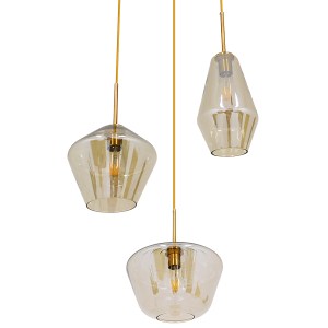 glo-00978-00978_4 GLOBOSTAR® AMARIS 00978 ΜΟΝΤΕΡΝΟ ΚΡΕΜΑΣΤΟ ΦΩΤΙΣΤΙΚΟ ΟΡΟΦΗΣ ΜΕ ΝΤΟΥΙ 3 X E27 AC 220-240V IP
