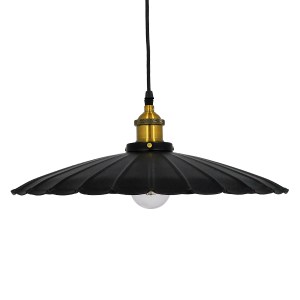 glo-00982-00982_3 GLOBOSTAR® MARGI 00982 VINTAGE ΚΡΕΜΑΣΤΟ ΦΩΤΙΣΤΙΚΟ ΚΑΜΠΑΝΑ ΜΟΝΟΦΩΤΟ 1 X E27 IP20 ΜΑΥΡΟ & ΧΡ