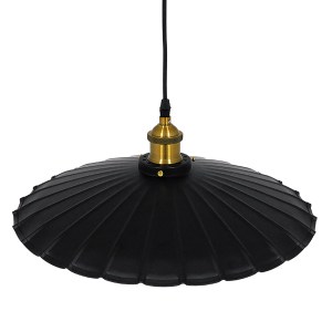 glo-00982-00982_4 GLOBOSTAR® MARGI 00982 VINTAGE ΚΡΕΜΑΣΤΟ ΦΩΤΙΣΤΙΚΟ ΚΑΜΠΑΝΑ ΜΟΝΟΦΩΤΟ 1 X E27 IP20 ΜΑΥΡΟ & ΧΡ