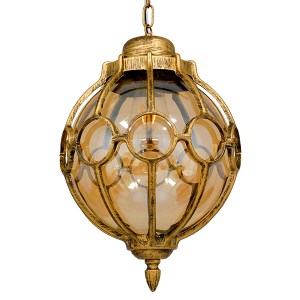 glo-00987-00987_0 GLOBOSTAR® ETOILE 00987 VINTAGE ΚΡΕΜΑΣΤΟ ΦΩΤΙΣΤΙΚΟ ΜΠΑΛΑ ΜΟΝΟΦΩΤΟ 1 X E27 IP20 ΜΠΡΟΥΤΖΙΝΟ 
