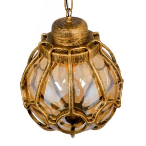 glo-00987-00987_4 GLOBOSTAR® ETOILE 00987 VINTAGE ΚΡΕΜΑΣΤΟ ΦΩΤΙΣΤΙΚΟ ΜΠΑΛΑ ΜΟΝΟΦΩΤΟ 1 X E27 IP20 ΜΠΡΟΥΤΖΙΝΟ 