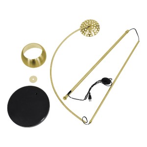 glo-00991-00991_12 GLOBOSTAR® PRAGUE 00991 ΜΟΝΤΕΡΝΟ ΕΠΙΔΑΠΕΔΙΟ ΦΩΤΙΣΤΙΚΟ ΜΟΝΟΦΩΤΟ 1 X E27 IP20 ΧΡΥΣΟ ΜΕΤΑΛΛΟ 