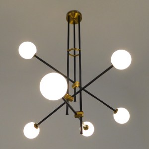 glo-00994-00994_03 GLOBOSTAR® VELVET 00994 ΜΟΝΤΕΡΝΟ ΦΩΤΙΣΤΙΚΟ ΟΡΟΦΗΣ ΠΛΕΓΜΑ ΠΟΛΥΦΩΤΟ 6 X G9 IP20 ΜΑΥΡΟ & ΧΡΥΣ