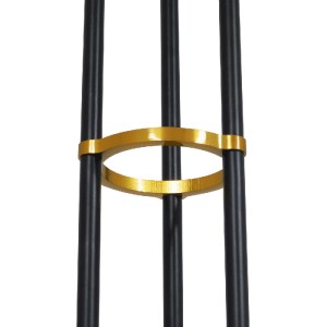 glo-00994-00994_07 GLOBOSTAR® VELVET 00994 ΜΟΝΤΕΡΝΟ ΦΩΤΙΣΤΙΚΟ ΟΡΟΦΗΣ ΠΛΕΓΜΑ ΠΟΛΥΦΩΤΟ 6 X G9 IP20 ΜΑΥΡΟ & ΧΡΥΣ