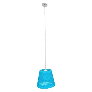 glo-00995-00995_2 GLOBOSTAR® PLAYROOM 00995 VINTAGE ΚΡΕΜΑΣΤΟ ΦΩΤΙΣΤΙΚΟ ΚΑΜΠΑΝΑ ΜΟΝΟΦΩΤΟ 1 X E27 IP20 ΜΠΛΕ RA
