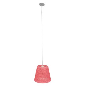 glo-00996-00996_2 GLOBOSTAR® PLAYROOM 00996 VINTAGE ΚΡΕΜΑΣΤΟ ΦΩΤΙΣΤΙΚΟ ΚΑΜΠΑΝΑ ΜΟΝΟΦΩΤΟ 1 X E27 IP20 ΡΟΖ RAT
