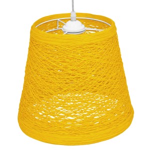 glo-00998-00998_4 GLOBOSTAR® PLAYROOM 00998 VINTAGE ΚΡΕΜΑΣΤΟ ΦΩΤΙΣΤΙΚΟ ΚΑΜΠΑΝΑ ΜΟΝΟΦΩΤΟ 1 X E27 IP20 ΚΙΤΡΙΝΟ