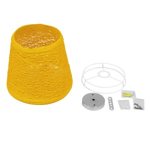 glo-00998-00998_6 GLOBOSTAR® PLAYROOM 00998 VINTAGE ΚΡΕΜΑΣΤΟ ΦΩΤΙΣΤΙΚΟ ΚΑΜΠΑΝΑ ΜΟΝΟΦΩΤΟ 1 X E27 IP20 ΚΙΤΡΙΝΟ