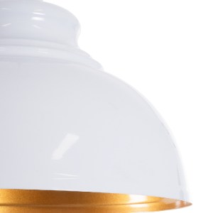 glo-00999-00999_8 GLOBOSTAR® ANDY 00999 ΜΟΝΤΕΡΝΟ ΚΡΕΜΑΣΤΟ ΦΩΤΙΣΤΙΚΟ ΚΑΜΠΑΝΑ ΜΟΝΟΦΩΤΟ 1 X E27 IP20 ΛΕΥΚΟ & ΧΡ