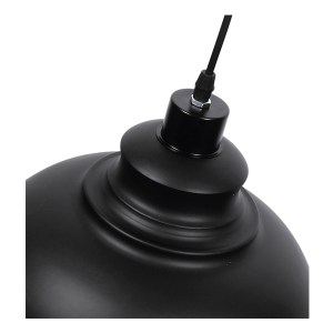 glo-01000-01000_5 GLOBOSTAR® ANDY 01000 ΜΟΝΤΕΡΝΟ ΚΡΕΜΑΣΤΟ ΦΩΤΙΣΤΙΚΟ ΚΑΜΠΑΝΑ ΜΟΝΟΦΩΤΟ 1 X E27 IP20 ΜΑΥΡΟ & ΧΡ