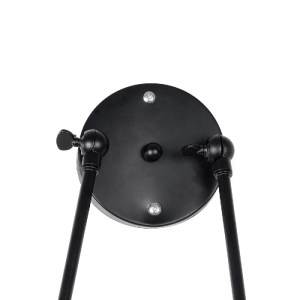 glo-01002-01002_7 GLOBOSTAR® CROWN 01002 VINTAGE ΕΠΙΤΟΙΧΙΟ ΦΩΤΙΣΤΙΚΟ ΑΠΛΙΚΑ ΔΙΦΩΤΟ 2 X E27 IP20 ΜΑΥΡΟ ΜΕΤΑΛΛ