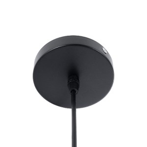 glo-01004-01004_10 GLOBOSTAR® MEDEA 01004 ΜΟΝΤΕΡΝΟ ΚΡΕΜΑΣΤΟ ΦΩΤΙΣΤΙΚΟ ΚΑΜΠΑΝΑ ΜΟΝΟΦΩΤΟ 1 X E27 IP20 ΜΑΥΡΟ & Χ
