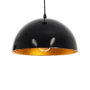 glo-01004-01004_2 GLOBOSTAR® MEDEA 01004 ΜΟΝΤΕΡΝΟ ΚΡΕΜΑΣΤΟ ΦΩΤΙΣΤΙΚΟ ΚΑΜΠΑΝΑ ΜΟΝΟΦΩΤΟ 1 X E27 IP20 ΜΑΥΡΟ & Χ