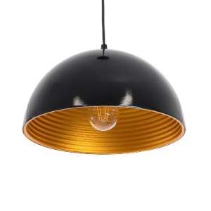 glo-01004-01004_6 GLOBOSTAR® MEDEA 01004 ΜΟΝΤΕΡΝΟ ΚΡΕΜΑΣΤΟ ΦΩΤΙΣΤΙΚΟ ΚΑΜΠΑΝΑ ΜΟΝΟΦΩΤΟ 1 X E27 IP20 ΜΑΥΡΟ & Χ