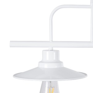 glo-01008-01008_10_ GLOBOSTAR® REGAL 01008 VINTAGE ΦΩΤΙΣΤΙΚΟ ΟΡΟΦΗΣ ΡΑΓΑ ΔΙΦΩΤΟ 2 X E27 IP20 ΛΕΥΚΟ ΜΕΤΑΛΛΟ - Μ