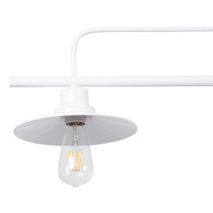 glo-01010-01010_9 GLOBOSTAR® REGAL 01010 VINTAGE ΦΩΤΙΣΤΙΚΟ ΟΡΟΦΗΣ ΡΑΓΑ ΤΡΙΦΩΤΟ 3 X E27 IP20 ΛΕΥΚΟ ΜΕΤΑΛΛΟ - 