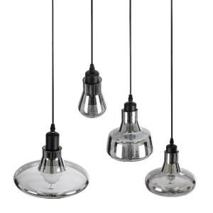 glo-01011-01011_7 GLOBOSTAR® FEMINE 01011 ΜΟΝΤΕΡΝΟ ΚΡΕΜΑΣΤΟ ΦΩΤΙΣΤΙΚΟ ΚΑΜΠΑΝΑ ΣΕΤ ΠΟΛΥΦΩΤΟ 4 X E27 IP20 ΔΙΑΦ