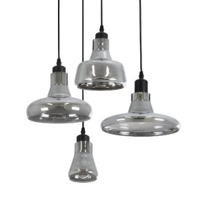 glo-01011-09d19f_01011_0 GLOBOSTAR® FEMINE 01011 ΜΟΝΤΕΡΝΟ ΚΡΕΜΑΣΤΟ ΦΩΤΙΣΤΙΚΟ ΚΑΜΠΑΝΑ ΣΕΤ ΠΟΛΥΦΩΤΟ 4 X E27 IP20 ΔΙΑΦ