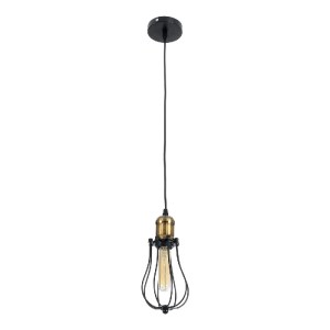 glo-01016-01016_4 GLOBOSTAR® CAMBER 01016 VINTAGE ΚΡΕΜΑΣΤΟ ΦΩΤΙΣΤΙΚΟ ΠΛΕΓΜΑ ΜΟΝΟΦΩΤΟ 1 X E27 IP20 ΜΑΥΡΟ & ΧΡ