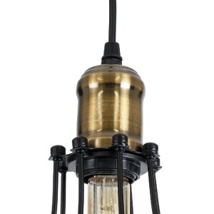 glo-01016-01016_8 GLOBOSTAR® CAMBER 01016 VINTAGE ΚΡΕΜΑΣΤΟ ΦΩΤΙΣΤΙΚΟ ΠΛΕΓΜΑ ΜΟΝΟΦΩΤΟ 1 X E27 IP20 ΜΑΥΡΟ & ΧΡ