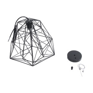 glo-01022-01022_11 GLOBOSTAR® GRID 01022 VINTAGE ΚΡΕΜΑΣΤΟ ΦΩΤΙΣΤΙΚΟ ΟΡΟΦΗΣ ΜΕ ΝΤΟΥΙ 1 X E27 AC 220-240V IP20 