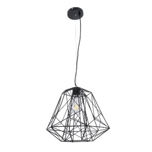 glo-01022-01022_4 GLOBOSTAR® GRID 01022 VINTAGE ΚΡΕΜΑΣΤΟ ΦΩΤΙΣΤΙΚΟ ΟΡΟΦΗΣ ΜΕ ΝΤΟΥΙ 1 X E27 AC 220-240V IP20 