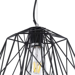 glo-01022-01022_8 GLOBOSTAR® GRID 01022 VINTAGE ΚΡΕΜΑΣΤΟ ΦΩΤΙΣΤΙΚΟ ΟΡΟΦΗΣ ΜΕ ΝΤΟΥΙ 1 X E27 AC 220-240V IP20 