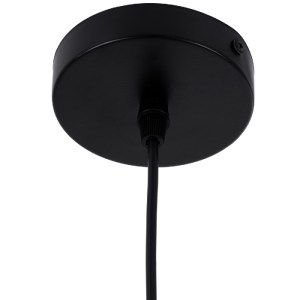 glo-01025-C-01025_c_9 GLOBOSTAR® SHANGHAI 01025-C ΜΟΝΤΕΡΝΟ ΚΡΕΜΑΣΤΟ ΦΩΤΙΣΤΙΚΟ ΚΑΜΠΑΝΑ ΜΟΝΟΦΩΤΟ 1 X E27 IP20 ΜΑΥΡ