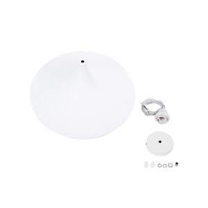 glo-01026-B-01026_b_10 GLOBOSTAR® SHANGHAI 01026-B ΜΟΝΤΕΡΝΟ ΚΡΕΜΑΣΤΟ ΦΩΤΙΣΤΙΚΟ ΚΑΜΠΑΝΑ ΜΟΝΟΦΩΤΟ 1 X E27 IP20 ΛΕΥΚ