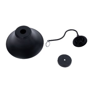 glo-01038-01038_10 GLOBOSTAR® BELL 01038 VINTAGE ΕΠΙΤΟΙΧΙΟ ΦΩΤΙΣΤΙΚΟ ΑΠΛΙΚΑ ΜΟΝΟΦΩΤΟ 1 X E27 IP20 ΜΑΥΡΟ ΜΕΤΑΛ