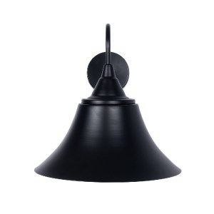 glo-01038-01038_4 GLOBOSTAR® BELL 01038 VINTAGE ΕΠΙΤΟΙΧΙΟ ΦΩΤΙΣΤΙΚΟ ΑΠΛΙΚΑ ΜΟΝΟΦΩΤΟ 1 X E27 IP20 ΜΑΥΡΟ ΜΕΤΑΛ