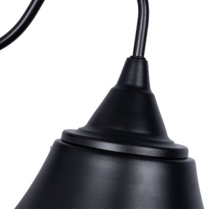 glo-01038-01038_7 GLOBOSTAR® BELL 01038 VINTAGE ΕΠΙΤΟΙΧΙΟ ΦΩΤΙΣΤΙΚΟ ΑΠΛΙΚΑ ΜΟΝΟΦΩΤΟ 1 X E27 IP20 ΜΑΥΡΟ ΜΕΤΑΛ