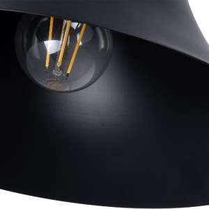 glo-01038-01038_8 GLOBOSTAR® BELL 01038 VINTAGE ΕΠΙΤΟΙΧΙΟ ΦΩΤΙΣΤΙΚΟ ΑΠΛΙΚΑ ΜΟΝΟΦΩΤΟ 1 X E27 IP20 ΜΑΥΡΟ ΜΕΤΑΛ