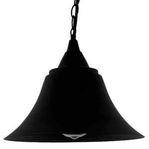 glo-01041-01041_002 GLOBOSTAR® CLOCHER 01041 VINTAGE ΚΡΕΜΑΣΤΟ ΦΩΤΙΣΤΙΚΟ ΚΑΜΠΑΝΑ ΜΟΝΟΦΩΤΟ 1 X E27 IP20 ΜΑΥΡΟ ΜΕ