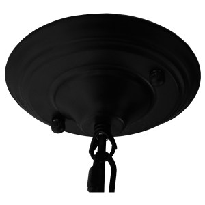 glo-01041-01041_11 GLOBOSTAR® CLOCHER 01041 VINTAGE ΚΡΕΜΑΣΤΟ ΦΩΤΙΣΤΙΚΟ ΚΑΜΠΑΝΑ ΜΟΝΟΦΩΤΟ 1 X E27 IP20 ΜΑΥΡΟ ΜΕ