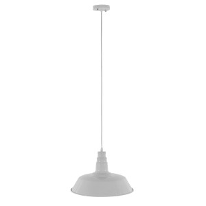 glo-01043-01043_2 GLOBOSTAR® RAY 01043 VINTAGE ΚΡΕΜΑΣΤΟ ΦΩΤΙΣΤΙΚΟ ΚΑΜΠΑΝΑ ΜΟΝΟΦΩΤΟ 1 X E27 IP20 ΛΕΥΚΟ ΜΕΤΑΛΛ