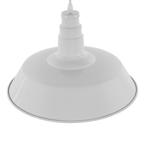 glo-01043-01043_4 GLOBOSTAR® RAY 01043 VINTAGE ΚΡΕΜΑΣΤΟ ΦΩΤΙΣΤΙΚΟ ΚΑΜΠΑΝΑ ΜΟΝΟΦΩΤΟ 1 X E27 IP20 ΛΕΥΚΟ ΜΕΤΑΛΛ