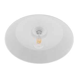 glo-01043-01043_6 GLOBOSTAR® RAY 01043 VINTAGE ΚΡΕΜΑΣΤΟ ΦΩΤΙΣΤΙΚΟ ΚΑΜΠΑΝΑ ΜΟΝΟΦΩΤΟ 1 X E27 IP20 ΛΕΥΚΟ ΜΕΤΑΛΛ