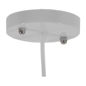glo-01043-01043_7 GLOBOSTAR® RAY 01043 VINTAGE ΚΡΕΜΑΣΤΟ ΦΩΤΙΣΤΙΚΟ ΚΑΜΠΑΝΑ ΜΟΝΟΦΩΤΟ 1 X E27 IP20 ΛΕΥΚΟ ΜΕΤΑΛΛ